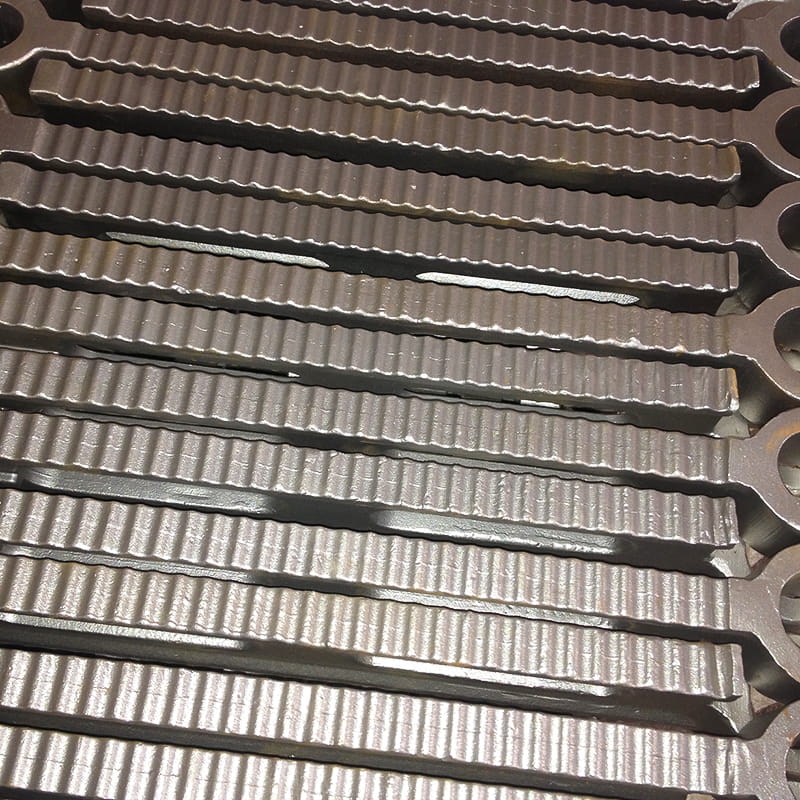 1.4848 (GX40CrNiSi25-20) magas hőmérsékletű horog anyagú fogaslécek